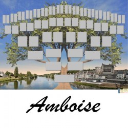 Amboise - Arbre ascendant vierge 6 générations