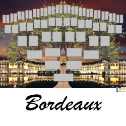Bordeaux - Arbre ascendant vierge 6 générations