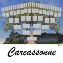Carcassonne - Arbre ascendant vierge 6 générations