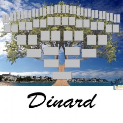 Dinard - Arbre ascendant vierge 6 générations