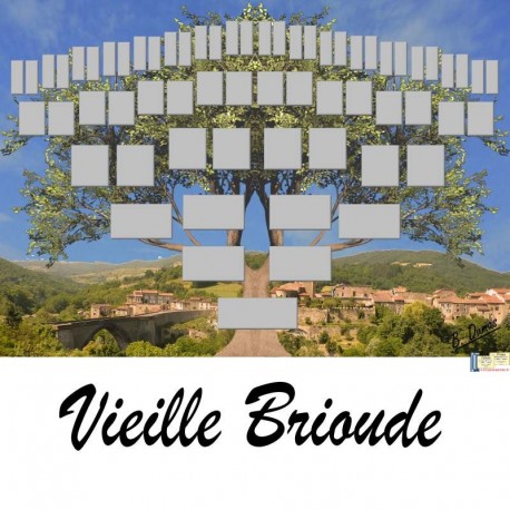 Présentation Vieille-Brioude - Arbre ascendant vierge 6 générations
