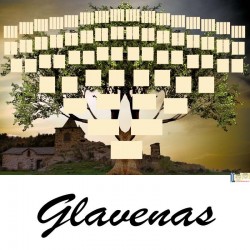 Glavenas - Arbre ascendant vierge 7 générations