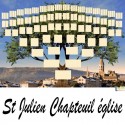 St Julien Chapteuil Eglise - Arbre ascendant vierge 7 générations