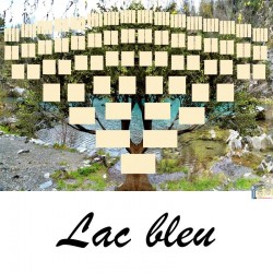 Présentation Lac bleu - Arbres ascendants vierges 7 générations