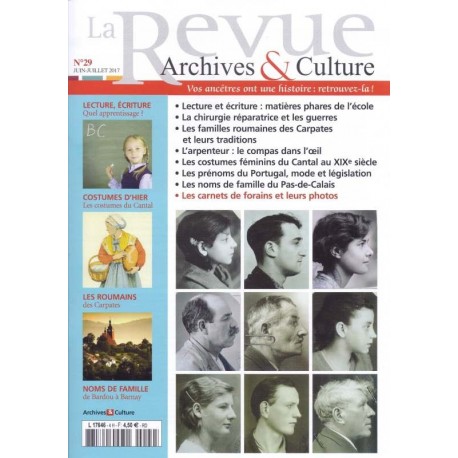 La revue d'Archives & Culture n°29