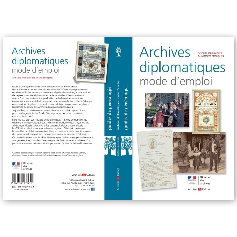 mode d'emploi Archives diplomatiques Guides de généalogie 