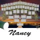 Présentation Nancy - Arbre ascendant vierge 6 générations avec un tube vert