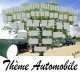 Présentation du Thème Automobile - Arbre ascendant vierge 6 générations avec un tube vert