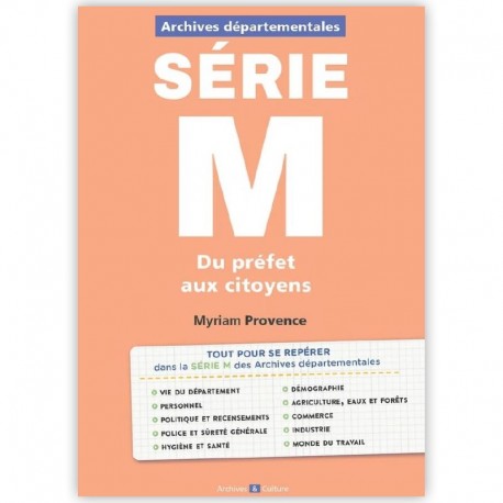 Archives départementales SERIE M