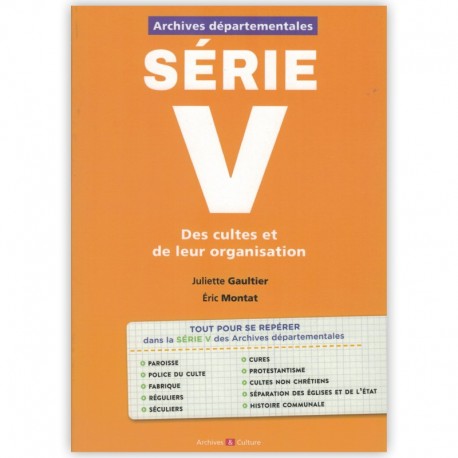 Archives départementales SERIE V