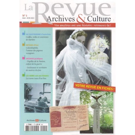La revue d'Archives & Culture n°01